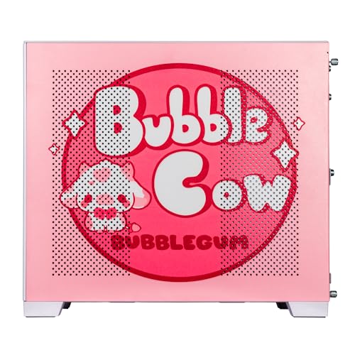 Image of Velztorm Bubble Cow Custom Built Gaming Desktop PC (AMD Ryzen 7 5700X, Radeon RX 9070 XT, 16GB DDR4, 1TB PCIe SSD, RGB Fans, 240mm AIO, 850W PSU, WiFi 5, Bluetooth 5.0, RJ-45, Win 11 Pro)