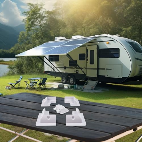 Support de montage panneau solaire camping-car kit 5 pièces ABS - 5