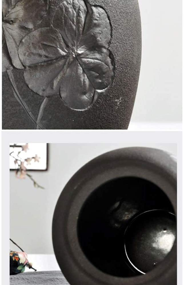 Urnas de cremación para Adultos para Cenizas, urnas biodegradables, exhibición de cerámica en la urna en casa/Oficina(Color:C)