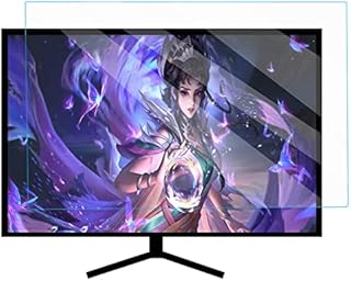 Anti Glare Film TV Screen Protector, Anti Blue Light Monitor Filter, Guard Against Radiation, Relieve Eye Strain Protection Eyes and Sleep Better for 32/43/50//55/65in LCD, LED Ect