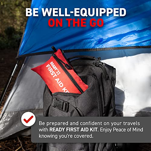 Ready First Aid - First Aid Kits for Camping, Hiking, Backpacking, Travel, Vehicle, Outdoors - Essential Emergency Preparedness Safety Kit image 2