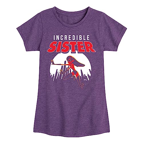 Disney - The Incredibles - Incredible Sister - Toddler and Youth Girls Short Sleeve Graphic T-Shirt