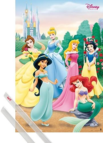Amazon Co Jp ポスター ディズニープリンセスポスター ポーズ 36 X 24インチ Bu 本