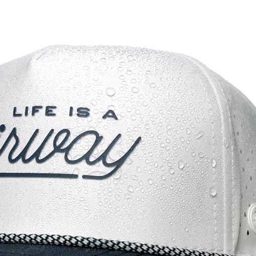 Image of BRIMZ Golf Performance Hat - Tee Holder & Magnetic Brim - Breathable Sweat & Water Resistant Golfing Snapback Cap