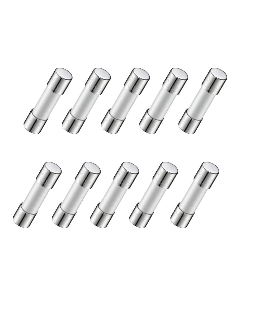 Low Breaking Capacity Fuse 7A 250V Ceramic Fuses For UAE Cartridge - 20 Pcs Size 6x25mm