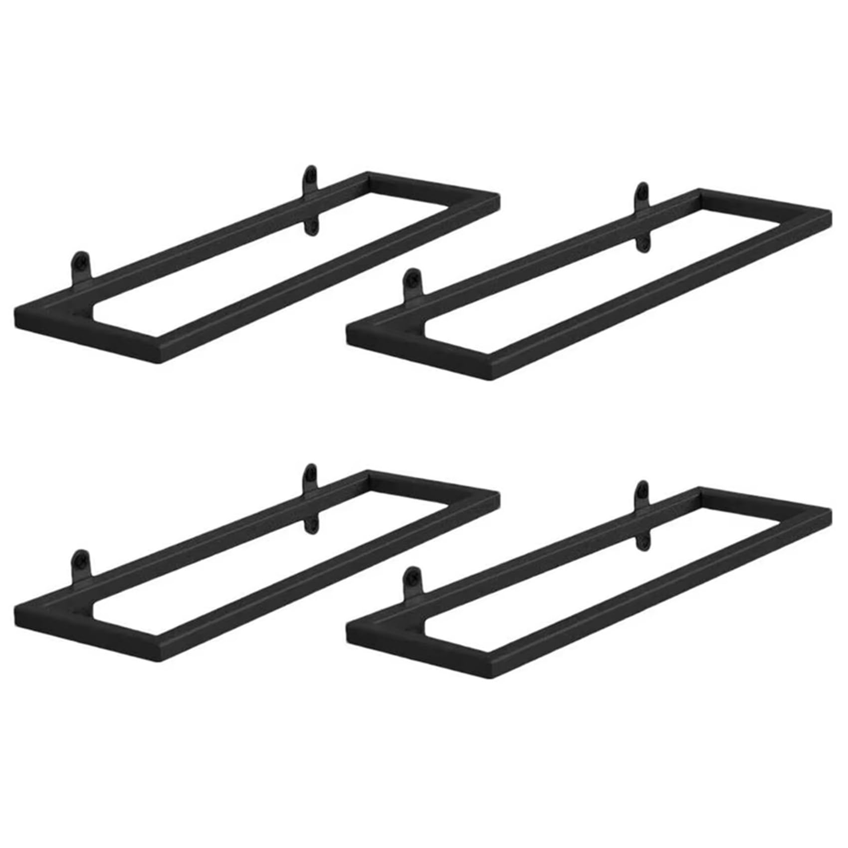 Hndhbfgrt 4X Wine Holder Wall Mounted Metal Hanging Wine Display Holder Wine Glass Shelf Wine Glass Rack