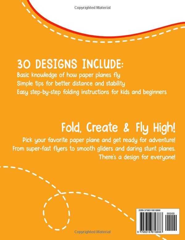 Paper Airplane Book: Easy Step-by-Step Folding Instructions for Kids and Beginners With Practice Pages to Fold, Color, and Fly image 3