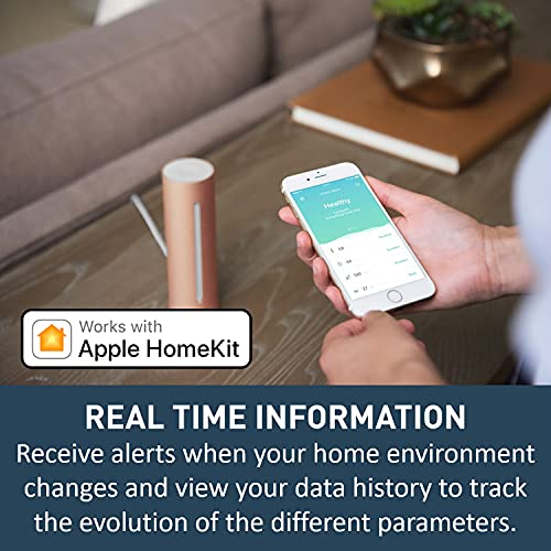 Netatmo NHC-US Smart Indoor Air Monitor By Netatmo | Measures Air Quality, Temperature, Humidity, Noise And Co2 Sensor thumb #1