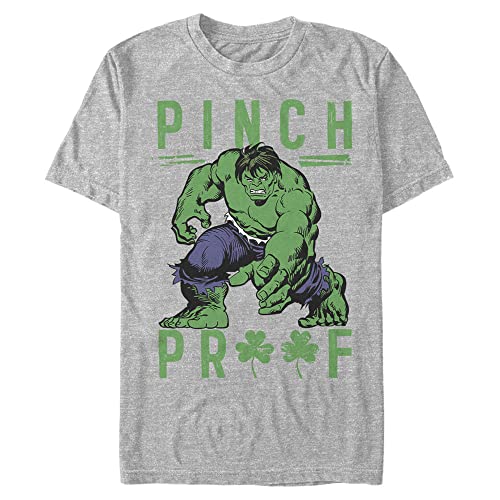 T-shirt Marvel grande taille homme en coton gris chiné 3XL