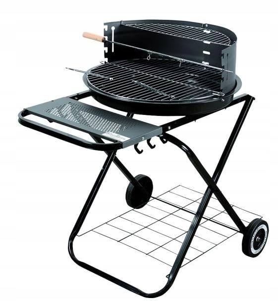 4U de Comercio en línea Barbacoa Ø52 X 85,5 cm – Barbacoa redonda Barbacoa Carbón Vegetal Barbacoa Barbacoa Parrilla de Carbón Barbacoa de jardín
