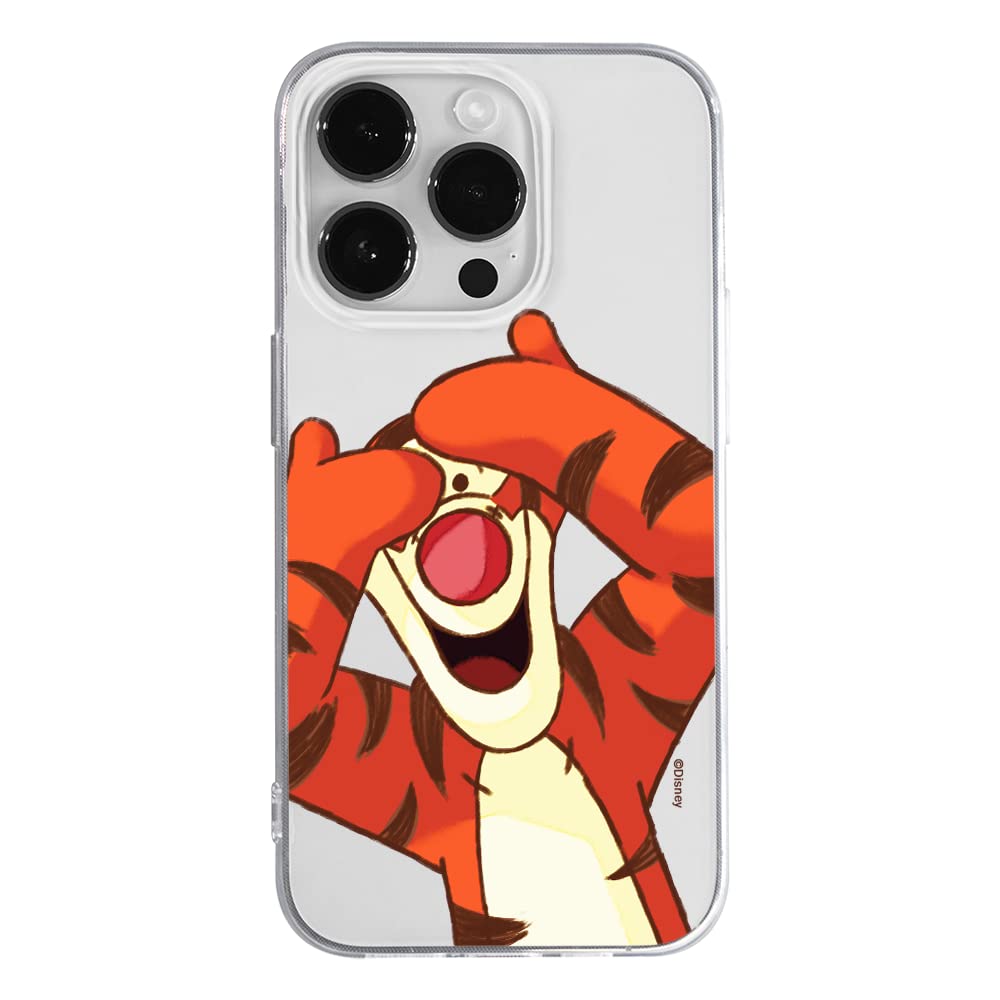 ERT GROUP mobile phone case for Apple Iphone 14 PRO MAX original and officially Licensed Disney pattern Winnie the Pooh and friends 035 adapted to the shape of the mobile phone, partially transparent
