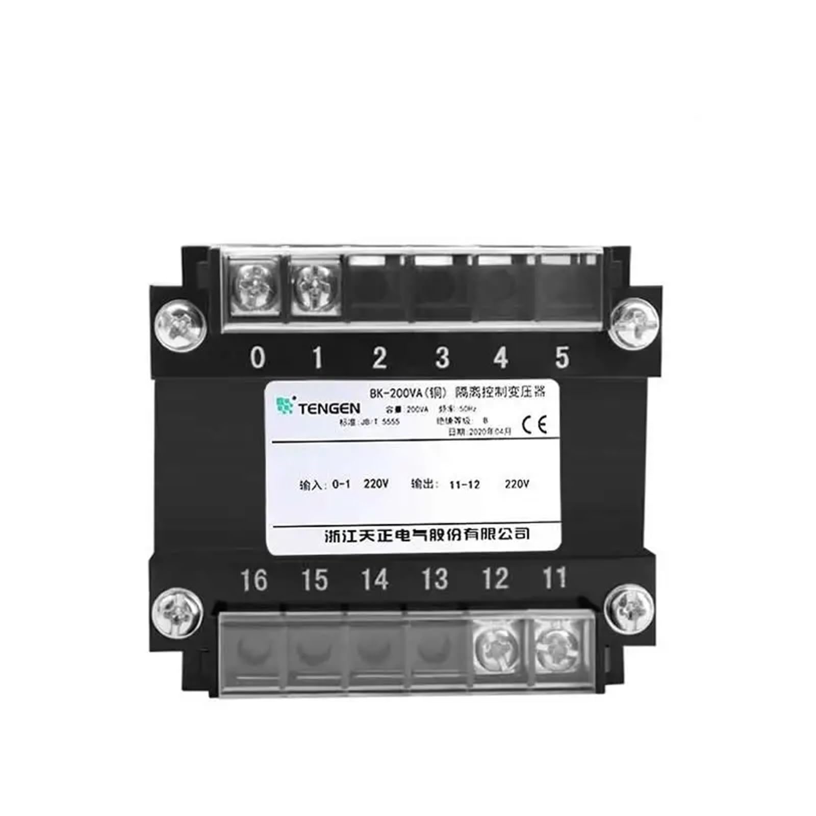Trasformatore di isolamento monofase BK 220V a 220V Alimentatore di isolamento antiurto for apparecchiature elettriche 380V a 220V(D)