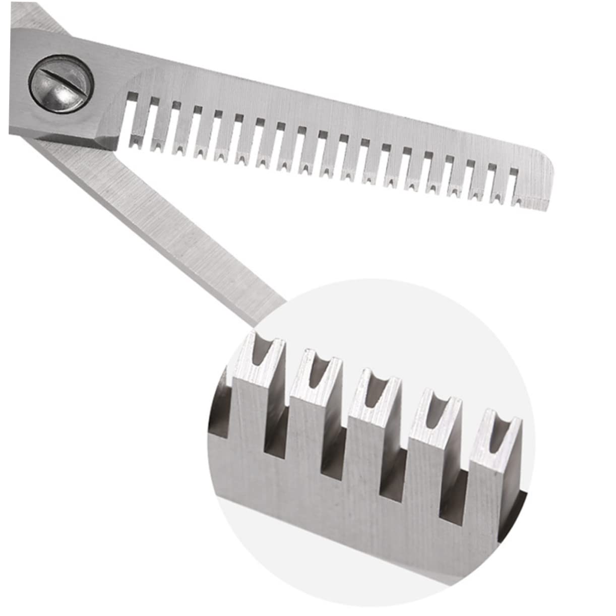 FOMIYES 6piezas Cortapelos Infantil Tijeras De Seguridad y Tijeras De Vaciar Kit De Peluquería Para Casa y Salón Para