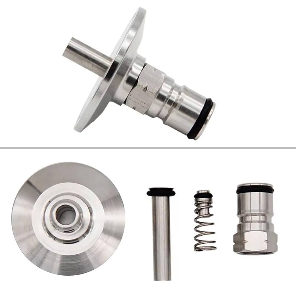 1,5-Zoll-Tri-Clamp an Kugelsperrpfosten – Keg-Anschluss aus Edelstahl 304 for Heimbrauen(Gas and Liquid)