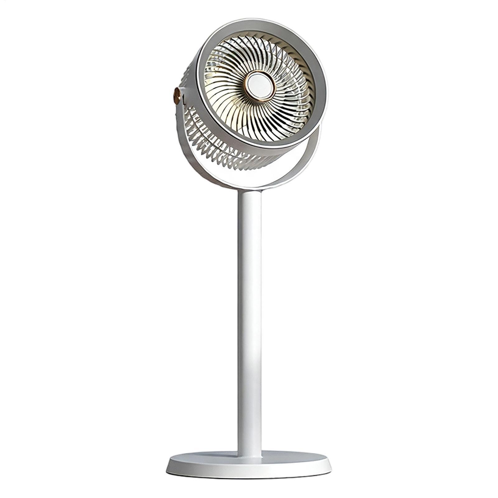 Ventilador vertical Soplador De Verano Silencioso Y Recargable Con 5 | Ventilador de suelo bajo consumo Para Salón, Oficina, Hogar, Cocina, Interior, Exterior Y Camping