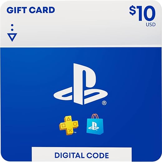 $10 -PlayStation Store Gift Card [Digital Code]