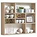 Produktbild FMD furniture Wandregal, Holz, Eiche, ca. 90 x 78 x 16 cm