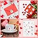 H1vojoxo Wedding Heart Sticker Rolls - 1000PCS Wedding Ghost Stickers 16 Designs Pink Red Cute Ghost Label Tag Seal Stickers for Kids Craft Envelope Water Bottle Party Supplies