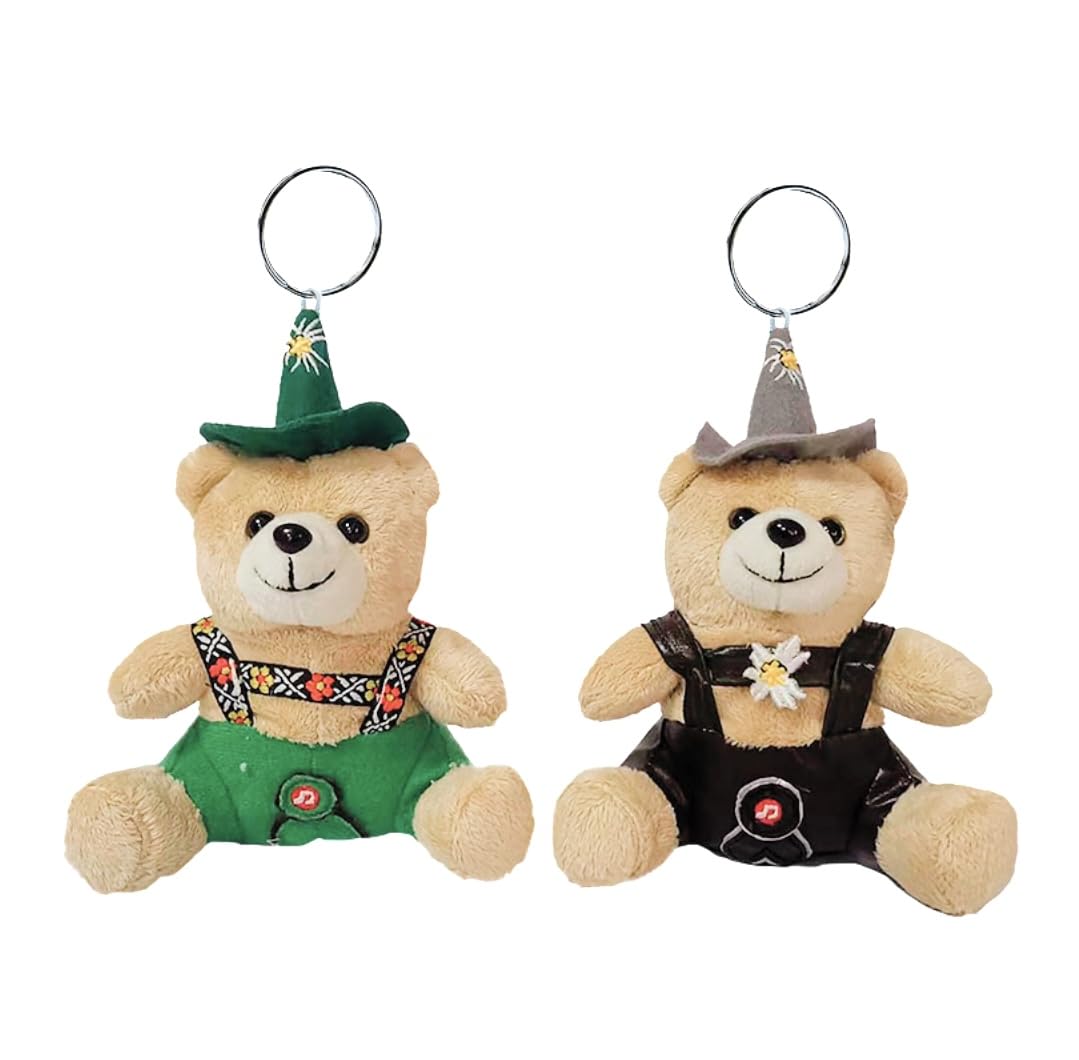 Produktbild von Teddy Taschenanhänger Aus Kunstleder Für Tasche Schlüssel Und Rucksack