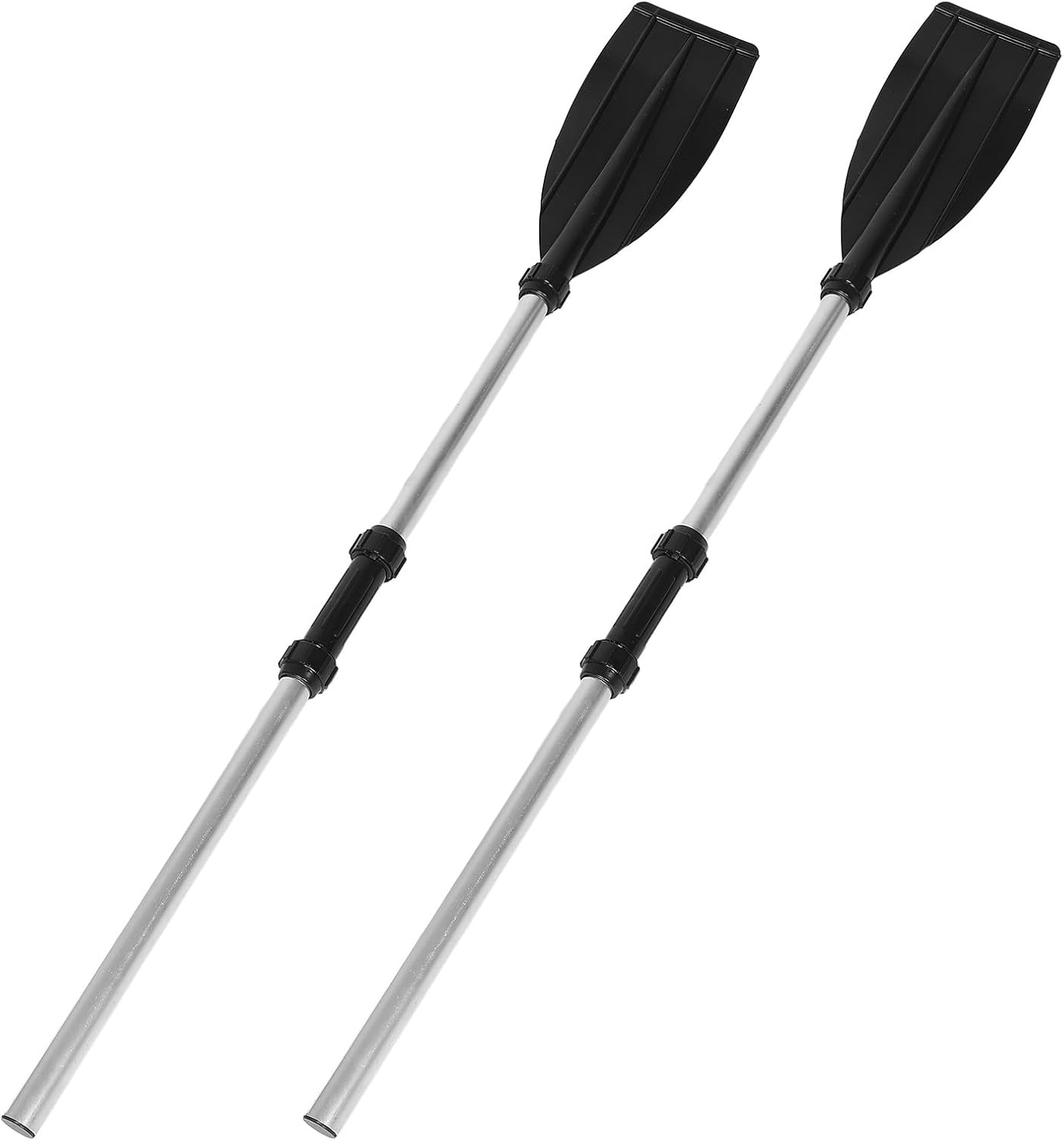 Healifty Aluminum Alloy Kayak Paddle Set, 2 Lightweight Boat Oars for Inflatable Boats, Small River Tube Paddleboard Accessory for Outdoor Boating and Fishing