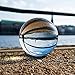Lens Crystal Ball K9, Rollei Clear Glass Ball 90mm Photography Crystal Sphere with Storage Bag and Microfiber Cloth Camera Accessories for Photography Art Decoration