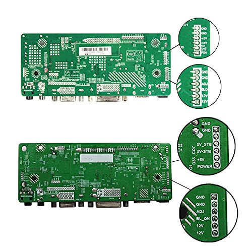Image of VSDISPLAY DVI VGA LCD Controller Board Compatible with 32 inch 1920x1080 LCD | HV320FHB N00 N02 N10 N80 N4K F40 LVDS Interface LCD Screen