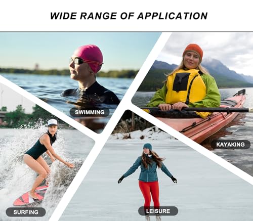 Image of Wetsuit Neoprene Diving Hood 2mm Men Women Thermal Swim Scuba Cap | 2mm adult and Youth Swimming Surfing Snorkeling Beanie Long Curly Hair Clean Warm Triathlon Wet Suit Hat Open Water Kayak SUP