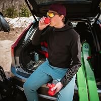 WACACO Nanopresso Tragbare Espressomaschine, Upgrade-Version von Minipresso, 18 Bar Druck, Kleine Reisekaffeemaschine, Ohne Schutzhülle, Manuell Bedient, für Zelten und Wandern, Rot – Ansicht 6