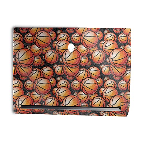 MightySkins Glossy Glitter Skin Compatible With Alienware M15 R7 (2022) Full Wrap Kit - Basketball Life | Protective Durable High-Gloss Glitter Finish | Easy To Apply & Change Styles | Made in the USA