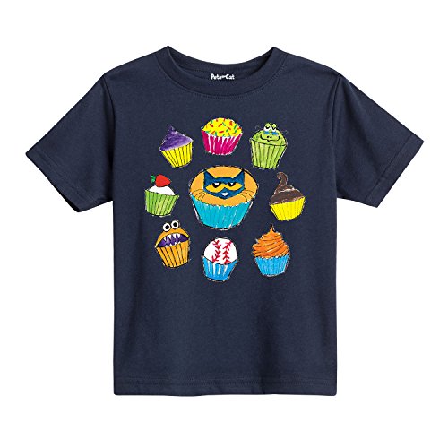 Pete the Cat - Cupcake Cirlce - Toddler Short Sleeve T-Shirt
