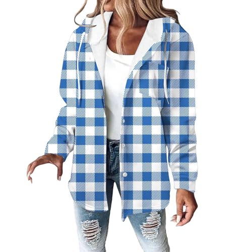 Chemise flanelle femme chaude veste à carreaux contre le vent frais