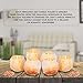 Nevlers 6 PK Natural Himalayan Salt Tealight Candle Holder | 2.5 lbs Salt Rock Tea Light Holder | Hand Crafted Salt Boho Candle Holders | Great Salt Tea Light Candle Holder Decor | Spa Bathroom Decor
