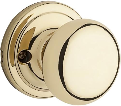 Kwikset Corporation 99660-150 Hancock Single Cylinder Interior Pack Knob, Polished Brass