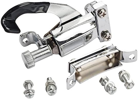 Alnicov Snare Drum Strainer,Snare Drum Regulator Throw Off Butt End Set for Drum Parts Replacement Silver