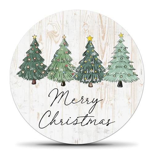 Panneau décoratif en bois de Noël compact pour petits espaces de bureau