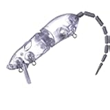 10PCS Unpainted Blank Bait 3.15in/0.48oz Floating Mouse Swimbait Rat Lures DIY Handmade Artificial Fishing Lurea