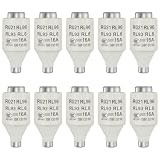 Flintronic Keramische Neozed, 10Stück D02 16A Sicherungseinsatz Keramische