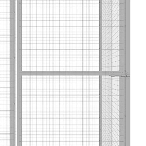 Freilaufgehege, System Katzenkäfig, Kleintierstall, Katzengehege, Haustierkäfig, Abschließbare Tür mit Riegeln, Das… – Bild 5