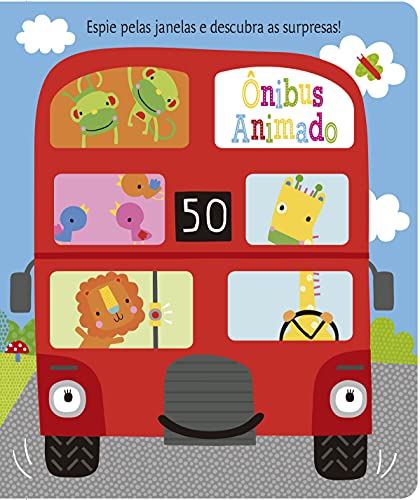 Ônibus animado: espie pelas janelas e descubra as surpresas!