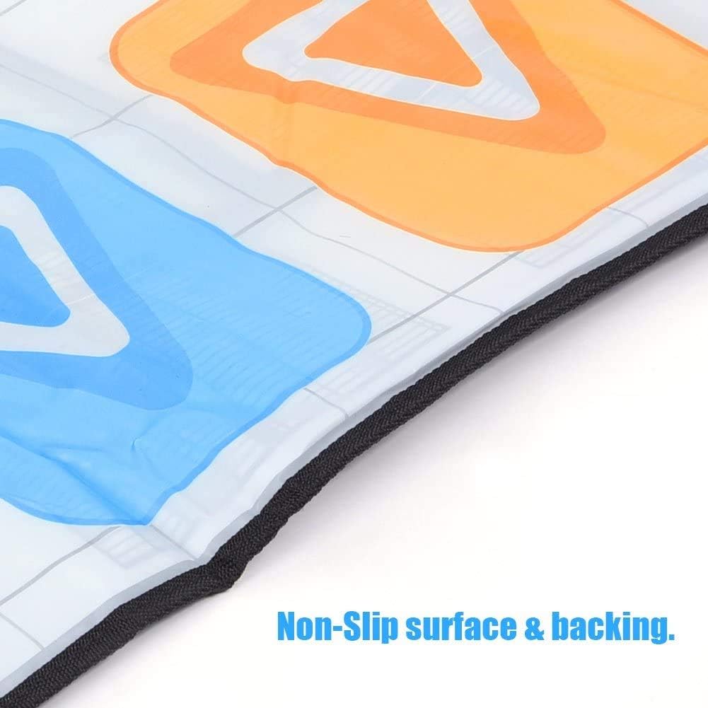 USB Dance Mat, Double Person Non-Slip Dance Dancing Pad Blanket Rug for Nintendo Wii Console Game for Adults Children