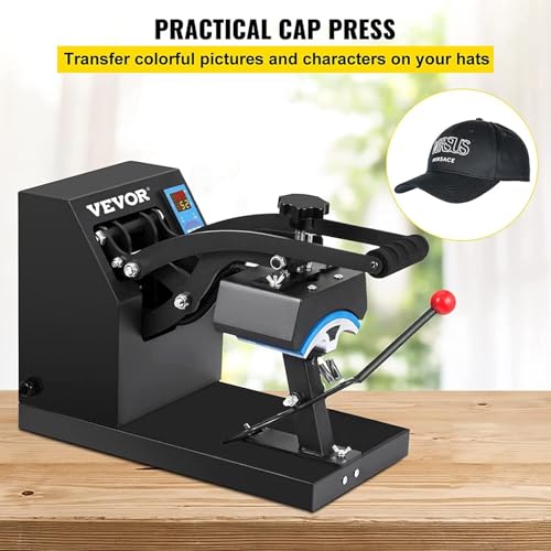 Prensa térmica profesional para gorras 3.5x5.5 pulgadas miniatura 2