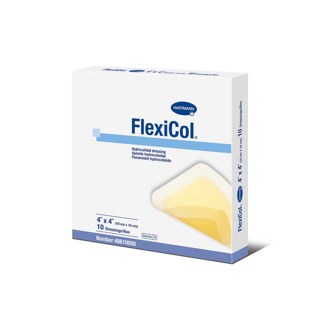 HU48610000EA - Flexi-Col Hydrocolloid Dressing, 4 x 4