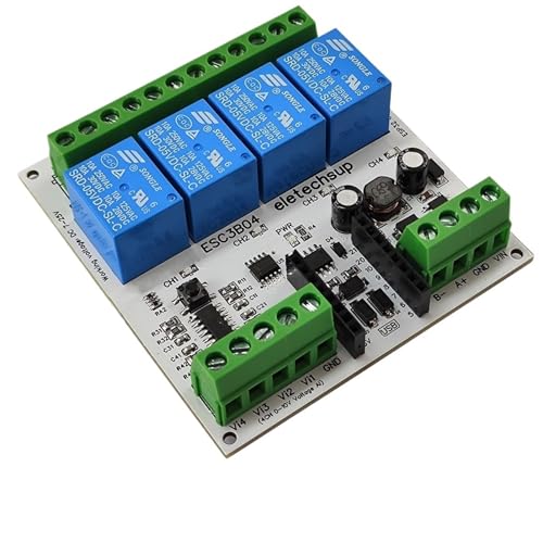 Module ESP32 C3 RS485 4AI-4DO pilotage analogique 0-10V haute précision