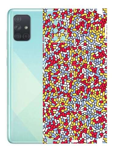 Image of AtOdds - Mobile Back Skin Sticker Wrap Compatible with Samsung Galaxy A51 (Coverage - Back+Camera+Sides) (Beans)