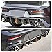 MCARCAR KIT Carbon Fiber Rear Diffuser for 2021-2022 Volkswagen Golf 8 MK8 GTI Auto Rear Lower Bumper Lip Diffuser Spoiler Body Kits Factory Outlet
