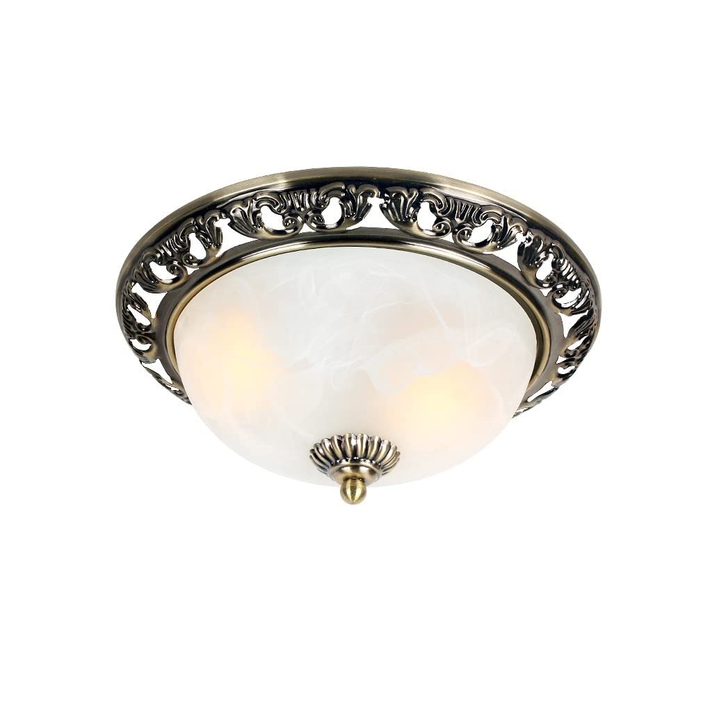 HynJGih Ceiling Light Restaurant Bedroom Corridor Aisle Lights Retro Round Lighting(A,30cm)