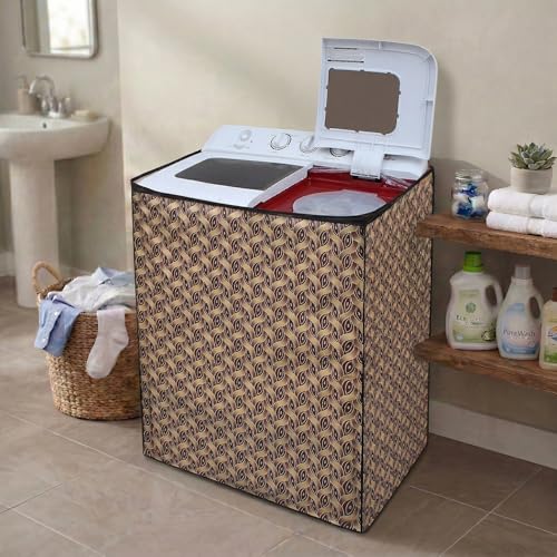 Image of DREAM CARE Waterproof & Dustproof Washing Machine Cover Top Load & Semi Automatic Suitable for 6 kg, 6.2 kg, 6.5 kg (80 x 86 x 51 cms)