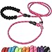 Joytale Dog Slip Leash Rope - Reflective Training Leads for Small Medium Large Dogs - 3/8 inch by 6 Feet - Pink