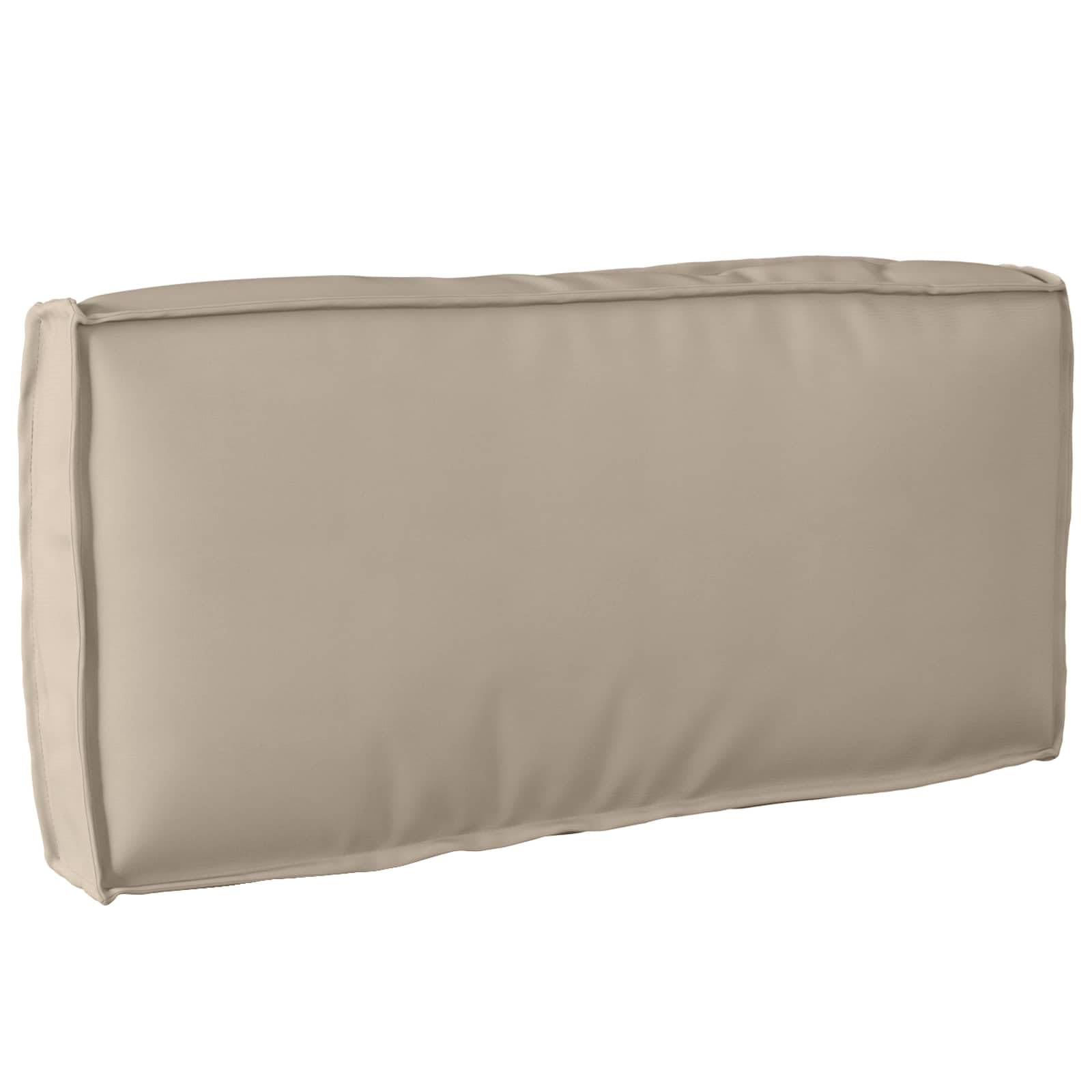 vidaXL Cojín Tela Oxford Gris Topo 80 x 40 x 12 cm