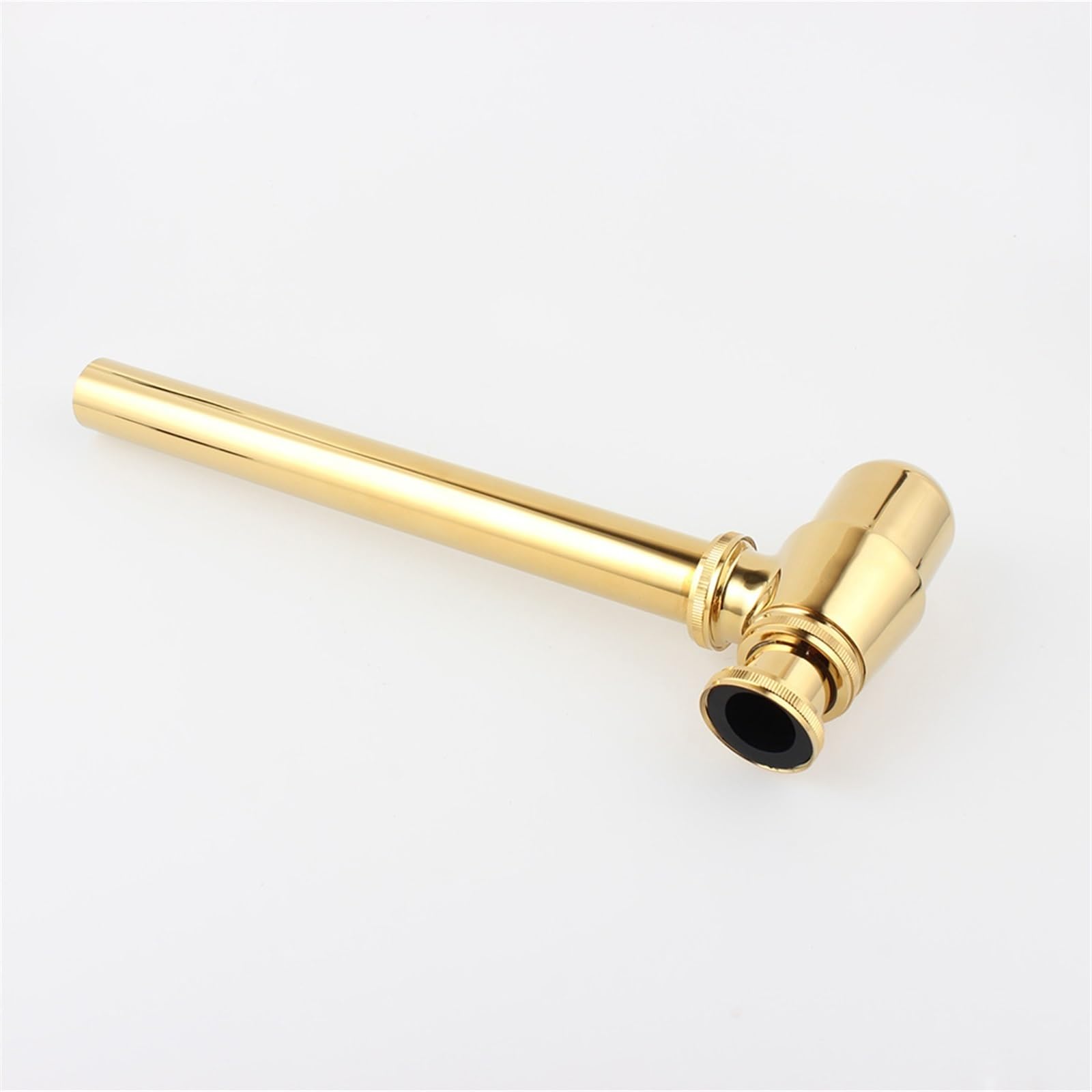 Golden BRASS Kit de desagüe for lavabo de baño con sifón de botella - P-TRAP 11-032